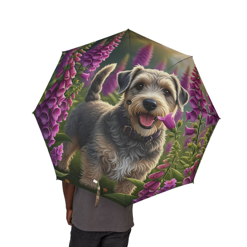 48 Semi-Automatic Umbrella – Windproof Large Travel Rain Umbrella