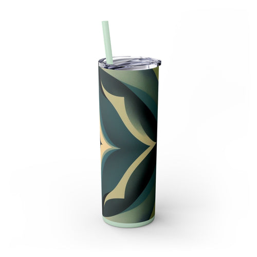 Skinny Tumbler with Straw – 20 oz Stainless Steel Cup
