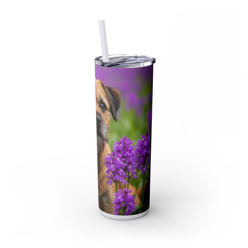 Skinny Tumbler with Straw – 20 oz Stainless Steel Cup