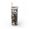 Skinny Tumbler with Straw – 20 oz Stainless Steel Cup