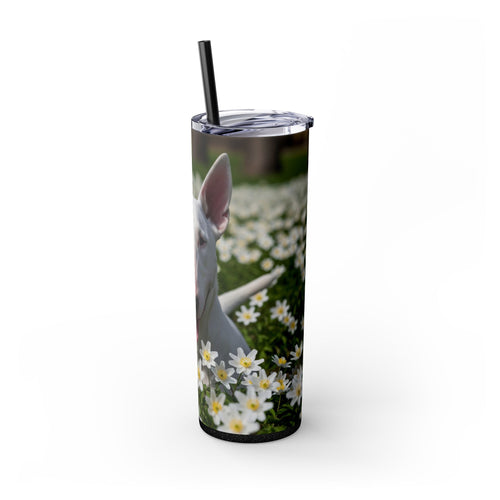 Skinny Tumbler with Straw – 20 oz Stainless Steel Cup