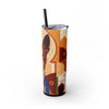 Skinny Tumbler with Straw – 20 oz Stainless Steel Cup