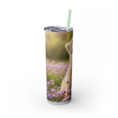 Skinny Tumbler with Straw – 20 oz Stainless Steel Cup