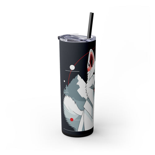 Skinny Tumbler with Straw – 20 oz Stainless Steel Cup