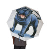 48 Semi-Automatic Umbrella – Windproof Large Travel Rain Umbrella