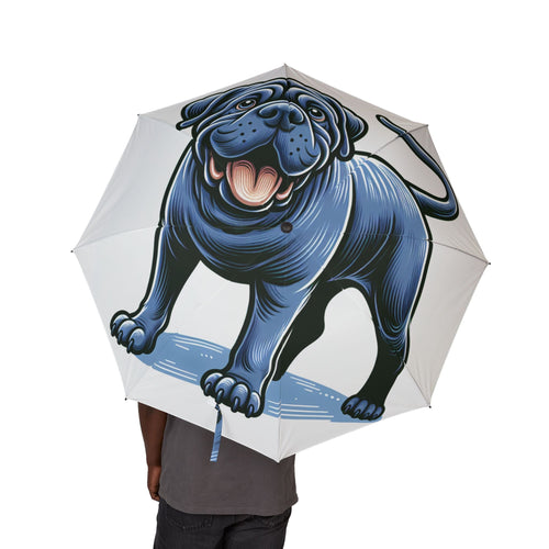48 Semi-Automatic Umbrella – Windproof Large Travel Rain Umbrella