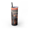 Skinny Tumbler with Straw – 20 oz Stainless Steel Cup