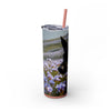 Skinny Tumbler with Straw – 20 oz Stainless Steel Cup