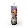 Skinny Tumbler with Straw – 20 oz Stainless Steel Cup