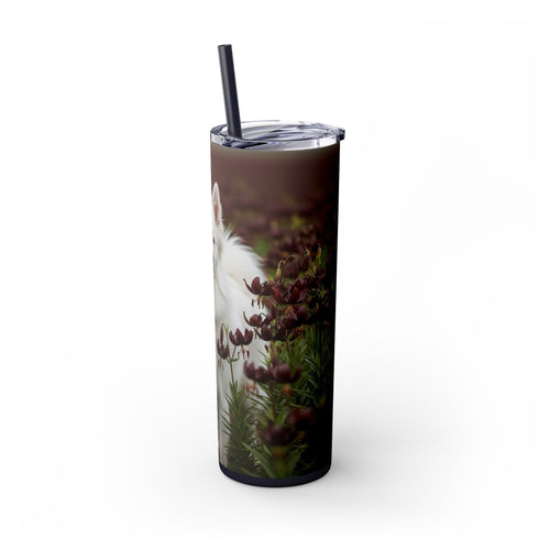 Skinny Tumbler with Straw – 20 oz Stainless Steel Cup