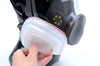Transparent gas mask