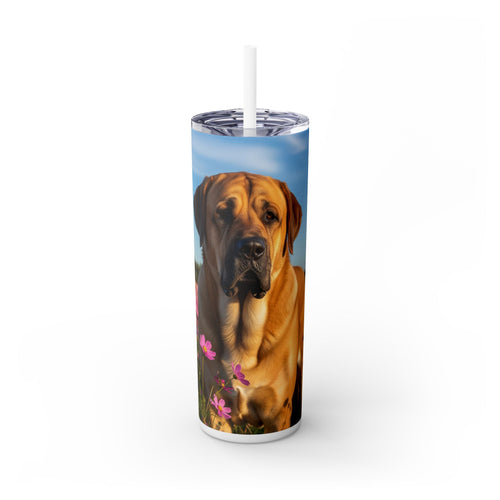 Skinny Tumbler with Straw – 20 oz Stainless Steel Cup
