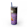 Skinny Tumbler with Straw – 20 oz Stainless Steel Cup
