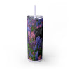 Skinny Tumbler with Straw – 20 oz Stainless Steel Cup