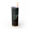 Skinny Tumbler with Straw – 20 oz Stainless Steel Cup