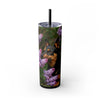 Skinny Tumbler with Straw – 20 oz Stainless Steel Cup