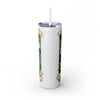 Skinny Tumbler with Straw – 20 oz Stainless Steel Cup