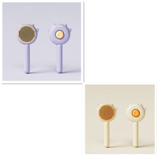Cat Comb Massager One Tap Fur Punch Out Feature