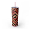 Skinny Tumbler with Straw – 20 oz Stainless Steel Cup