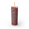 Skinny Tumbler with Straw – 20 oz Stainless Steel Cup