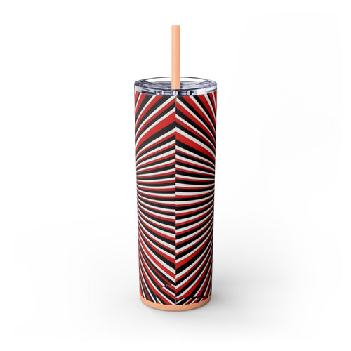 Skinny Tumbler with Straw – 20 oz Stainless Steel Cup
