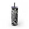Skinny Tumbler with Straw – 20 oz Stainless Steel Cup