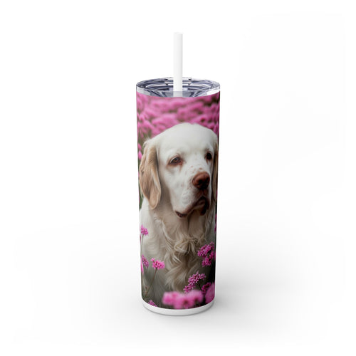 Skinny Tumbler with Straw – 20 oz Stainless Steel Cup