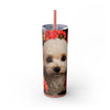 Skinny Tumbler with Straw – 20 oz Stainless Steel Cup