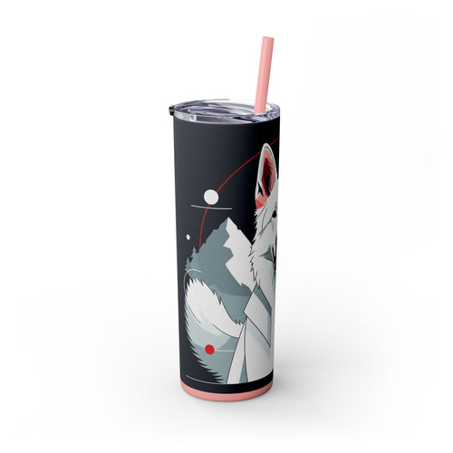 Skinny Tumbler with Straw – 20 oz Stainless Steel Cup
