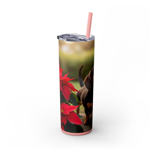 Skinny Tumbler with Straw – 20 oz Stainless Steel Cup