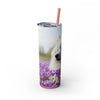 Skinny Tumbler with Straw – 20 oz Stainless Steel Cup