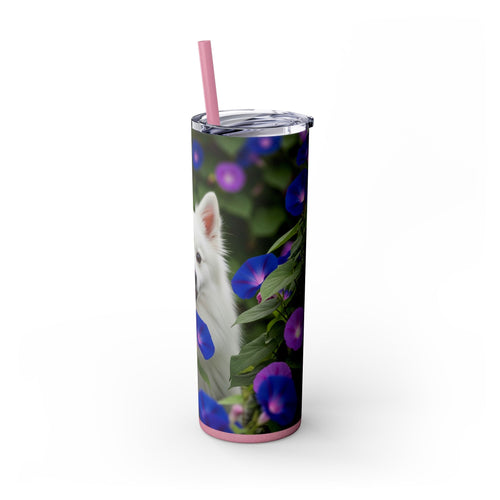 Skinny Tumbler with Straw – 20 oz Stainless Steel Cup