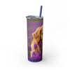Skinny Tumbler with Straw – 20 oz Stainless Steel Cup