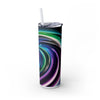 Skinny Tumbler with Straw – 20 oz Stainless Steel Cup