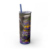 Skinny Tumbler with Straw – 20 oz Stainless Steel Cup