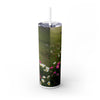 Skinny Tumbler with Straw – 20 oz Stainless Steel Cup
