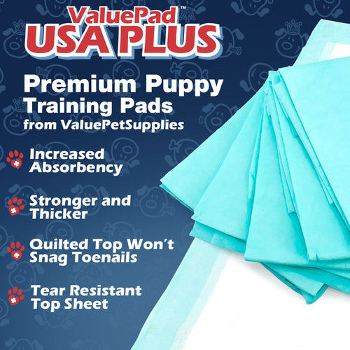ValuePad USA Plus Puppy Pads, Extra Large 28x36 Inch, 100 Count Bulk Pack