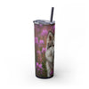 Skinny Tumbler with Straw – 20 oz Stainless Steel Cup