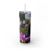 Skinny Tumbler with Straw – 20 oz Stainless Steel Cup