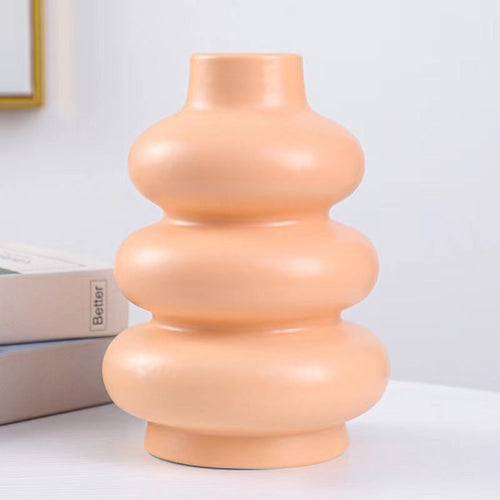 Simple Ceramic Vase Ornaments Dried Flowers Living Room Home
