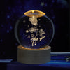 Luminous Starry Sky And Planets Moon Moon Crystal Ball Small Night Lamp Projection Ambience Light Creative Gift New Strange Gift