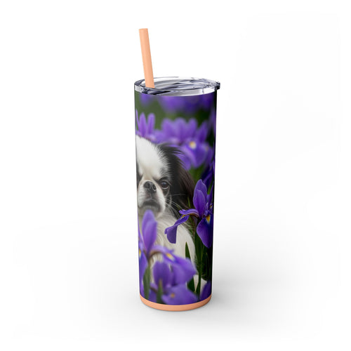 Skinny Tumbler with Straw – 20 oz Stainless Steel Cup