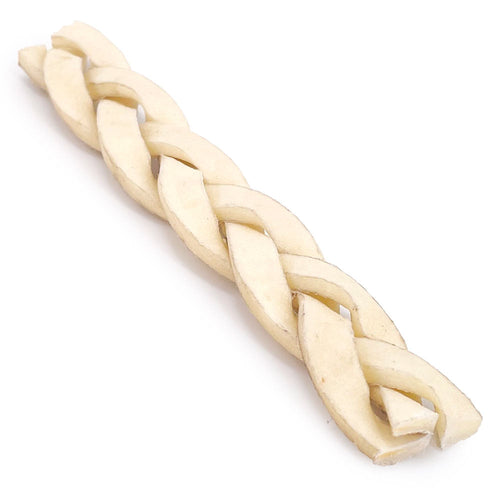 Beef Cheek Braids, Long Lasting Dog Chews, 5-6 Inch, 100 Count Bulk Pack
