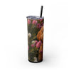 Skinny Tumbler with Straw – 20 oz Stainless Steel Cup
