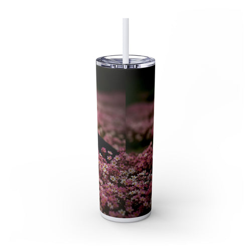 Skinny Tumbler with Straw – 20 oz Stainless Steel Cup