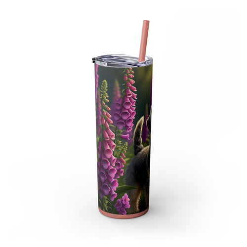 Skinny Tumbler with Straw – 20 oz Stainless Steel Cup