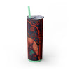 Skinny Tumbler with Straw – 20 oz Stainless Steel Cup