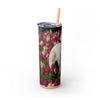 Skinny Tumbler with Straw – 20 oz Stainless Steel Cup