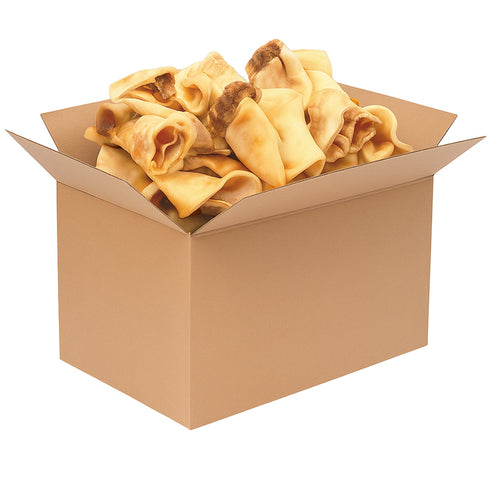 Cow Ears, Varied Sizes/Shapes, 50 Count Bulk Pack
