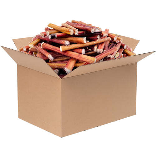 ValueBull Bully Sticks for Dogs, Medium 6 Inch, 100 Count Bulk Pack